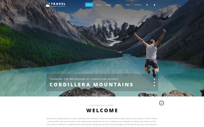 Travel PSD Template