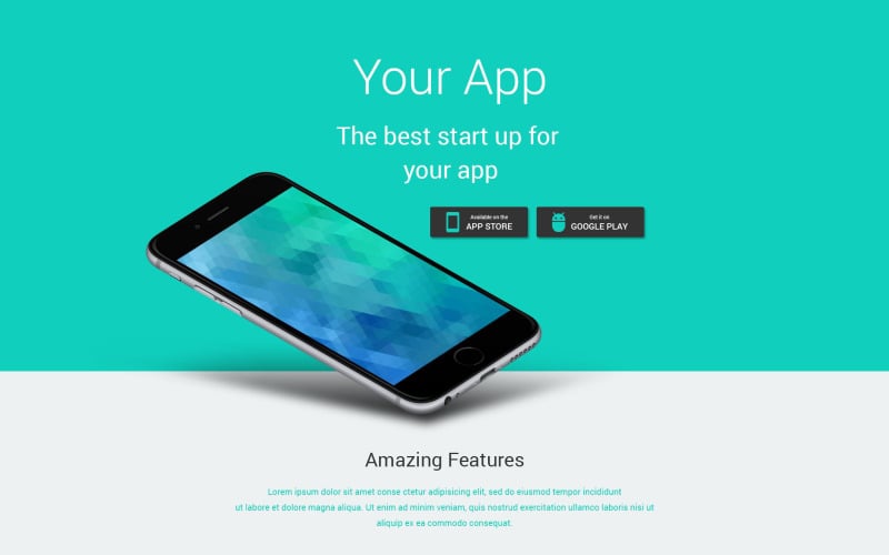 Your App PSD Template
