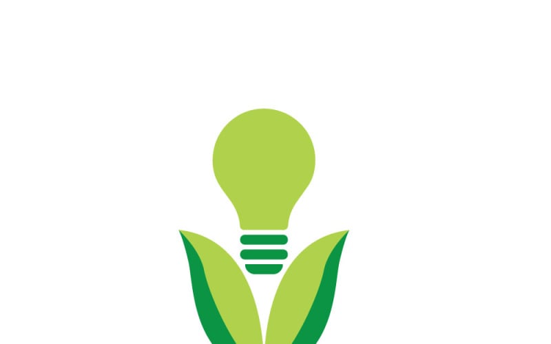 Ampoule créative avec illustration d'innovation écologique pour la croissance des plantes