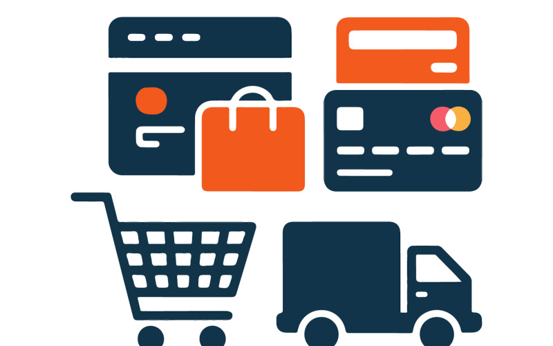 Online Shopping E-Commerce Vector