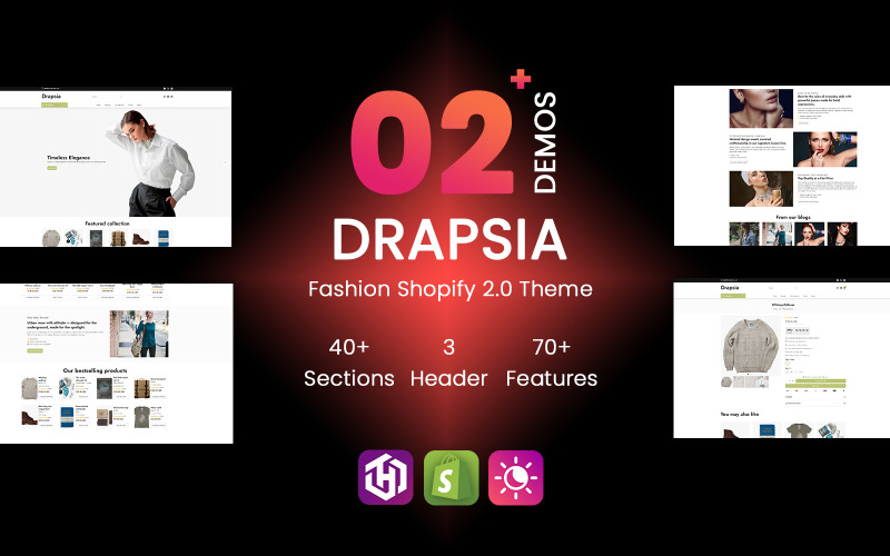 Drapsia – Yeni Nesil Minimalist Moda Shopify Teması