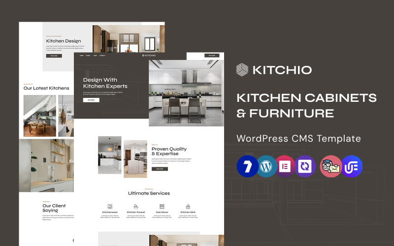 Kitchio - Konyhai gépek WordPress Elementor sablon