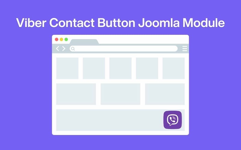 Viber Contact Button – Free Joomla Module for Instant Chat Support & Faster Leads
