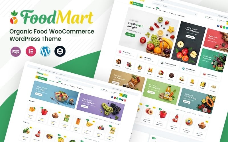 FoodMart – WooCommerce WordPress-Theme für Bio-Lebensmittel