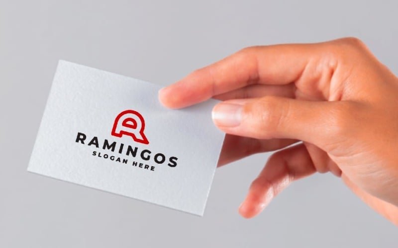 Logo společnosti Ramingos písmeno R