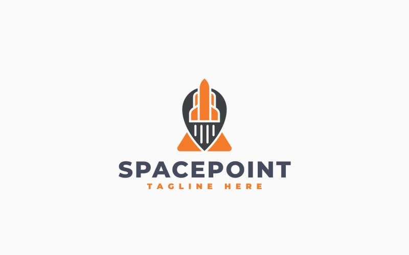 Modello di progettazione del logo Space Point