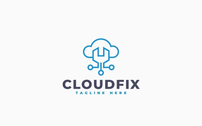 Návrh šablony loga Cloud Fix