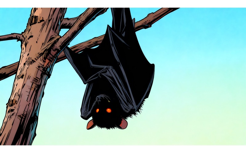 Primo piano di un uccello appollaiato su un albero (immagine illustrativa AI + linea grafica vettoriale)