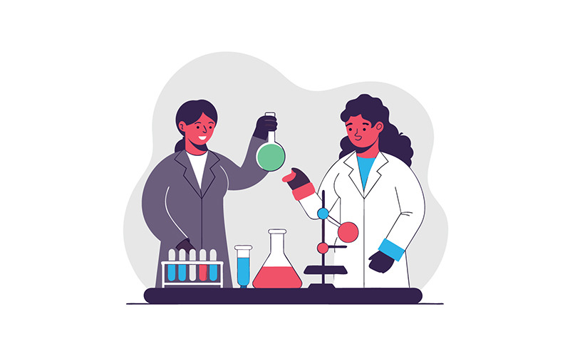 Usmívající se vědci míchají ekologické vzorce v laboratoři