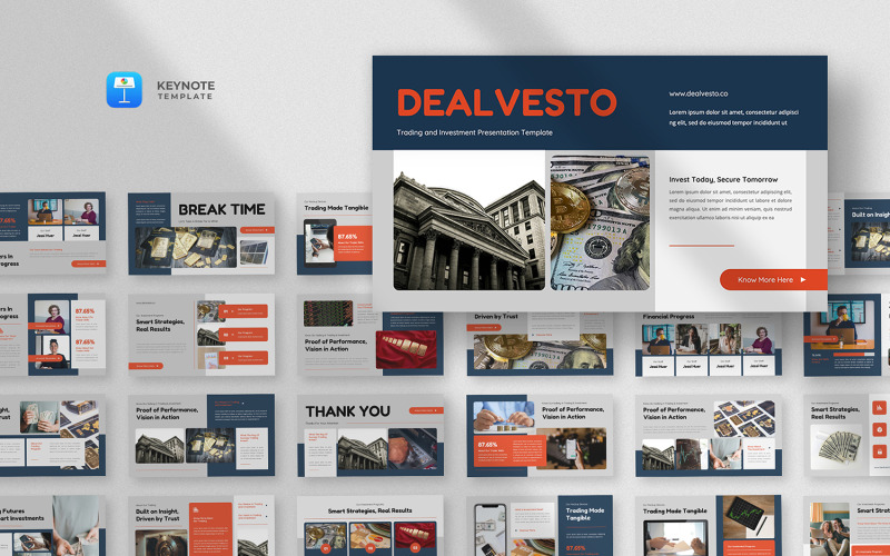Dealvesto - Modello di presentazione per il trading e gli investimenti sul Forex
