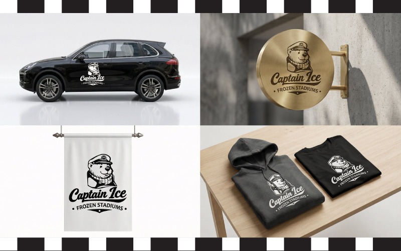 Kapitan Lód – Klasyczne Logo Maskotki