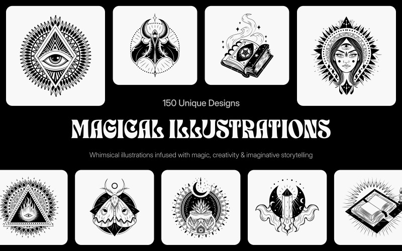 Sada magických ilustrací