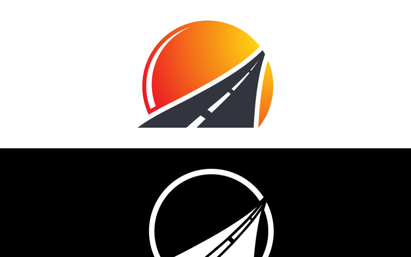 Modern Seyahat ve Ulaşım Logosu Şablonu