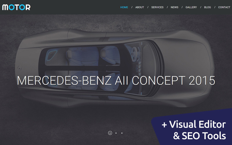 шаблон autotrader moto cms 3