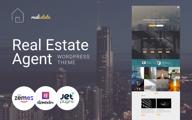 Real Estate - Tema de WordPress para agentes inmobiliarios
