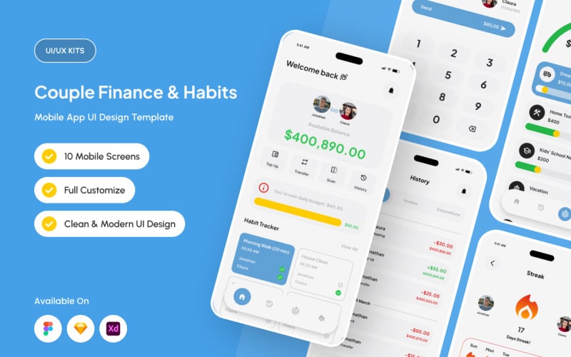 Savora - Estetiskt delat gränssnitt för finansapp