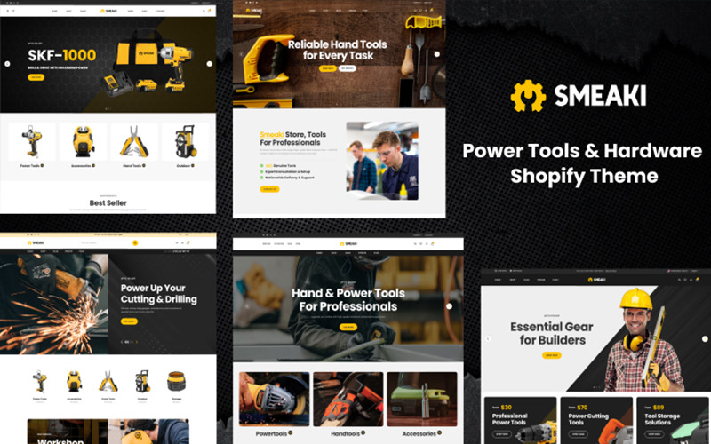 Ap Smeaki – Shopify-thema voor elektrisch gereedschap en ijzerwaren