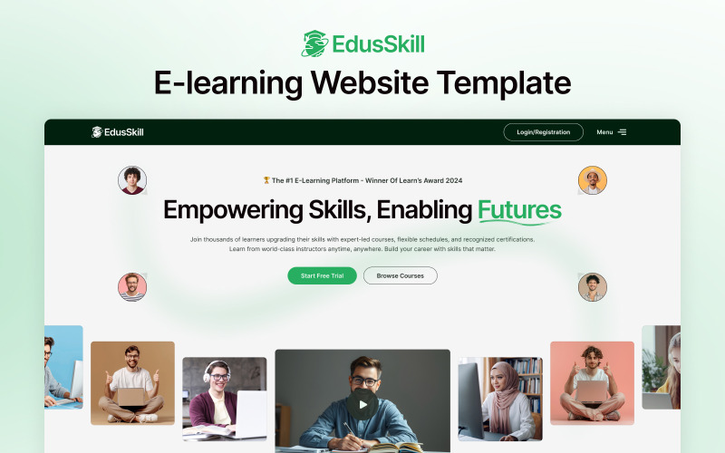 EdusSkill – Edukacja i kursy online Szablon Next.js