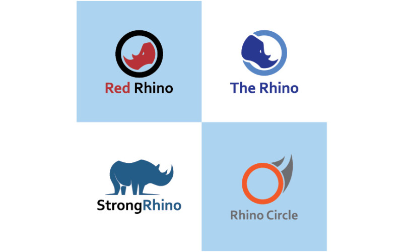 Pack de logos Rhino modernes