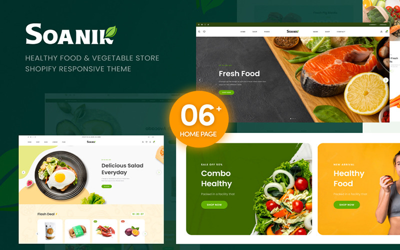 Leo Soanik - Färskt och ekologiskt Elementor Prestashop-tema