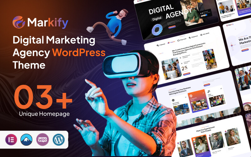 Markify — тема WordPress для агенції цифрового маркетингу та SEO-сервісу