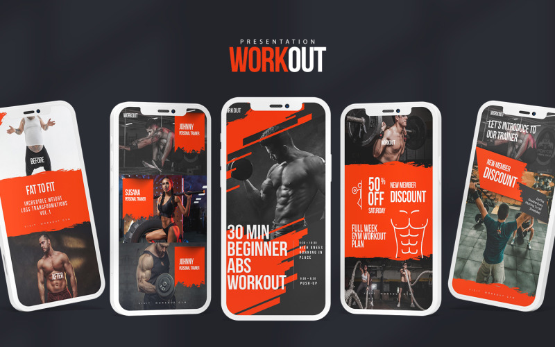 Instagram-Schlüssel für Workout-Posts und -Storys