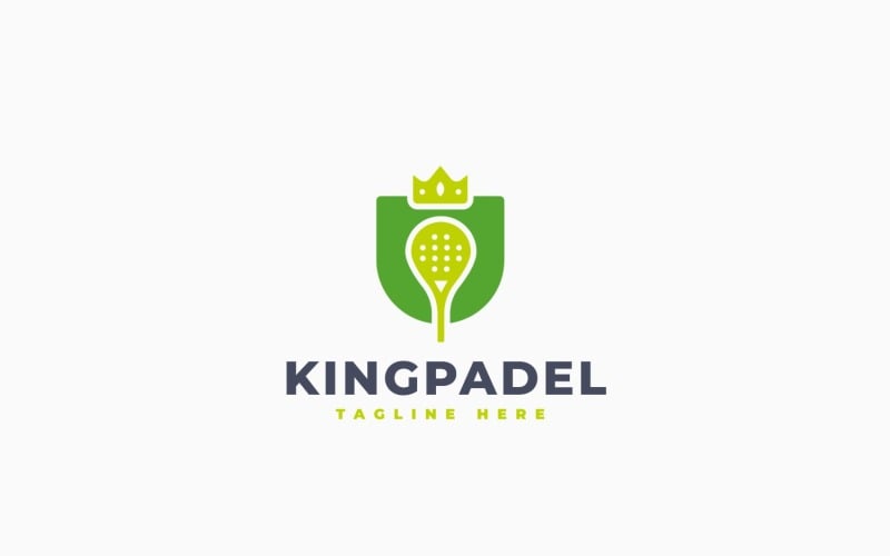 Modèle de logo King Padel