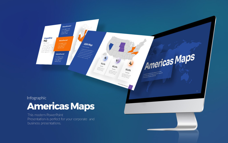Presentazione PowerPoint sulle mappe delle Americhe
