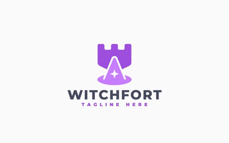 Häxfortets logotypmalldesign