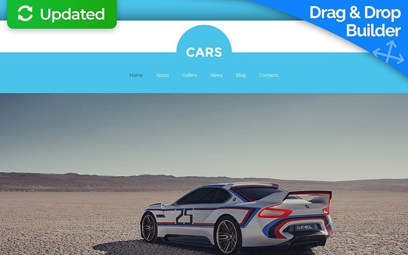 Bilhandlare MotoCMS webbplatsmall