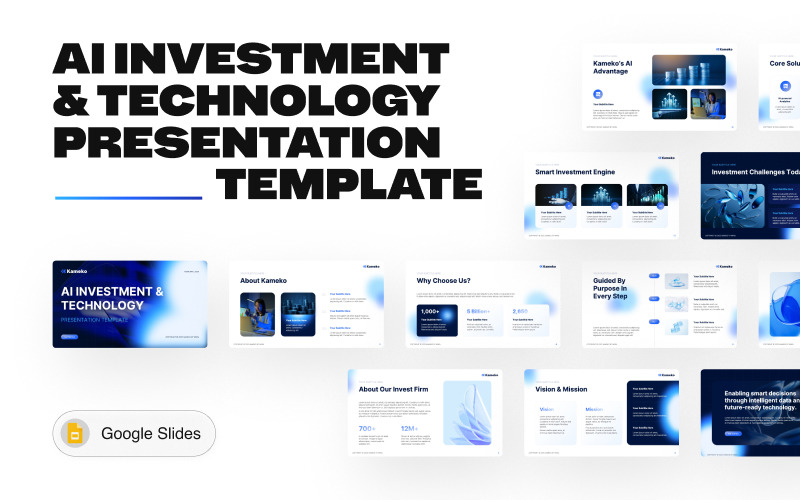 Kameko – Modello di presentazione di Google Slides per investimenti e tecnologia AI