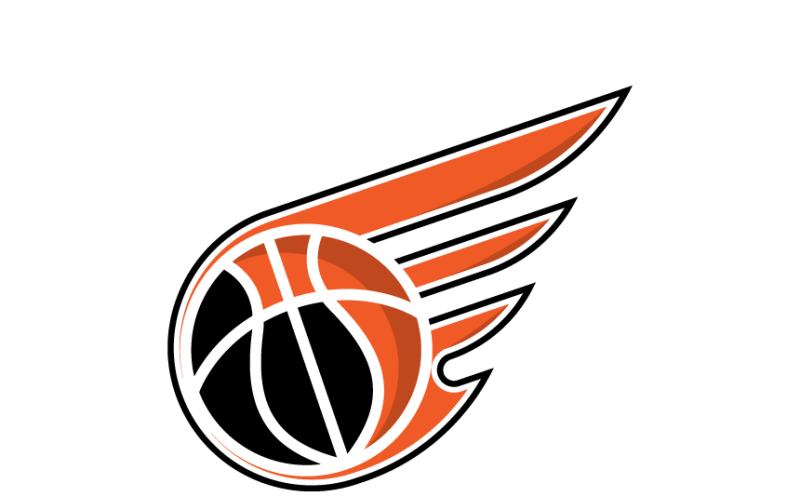Basketballogo-sjabloon Professionele Sport