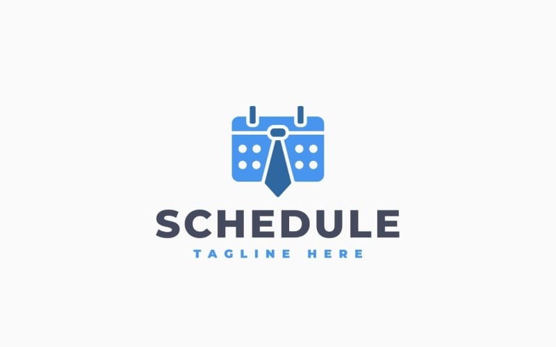 Modèle de logo pour les horaires de travail