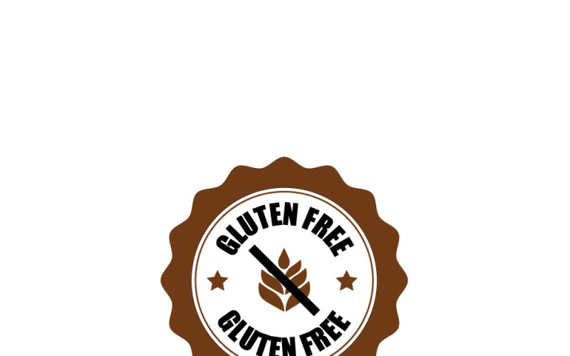 Gıda Ambalajları için Profesyonel Glutensiz Damga Rozeti