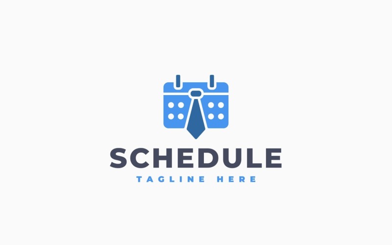 Work Schedule Logo Template Design
