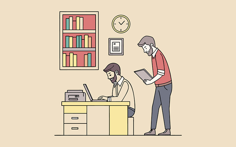 远程办公的环境是这样的：平静、有序，并且充满自然光。