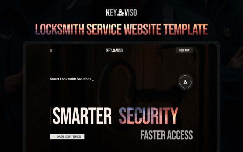 Keyviso – Locksmith Company Next.js Website Template