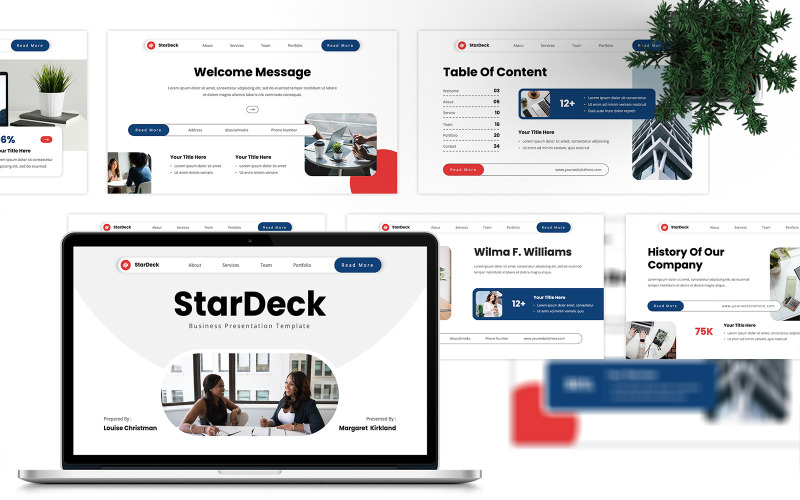 StarDeck - İşletme Google Slaytlar Şablonu