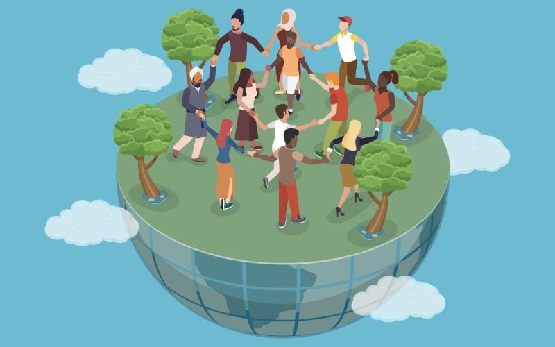 Comunità internazionale, gruppo eterogeneo di persone