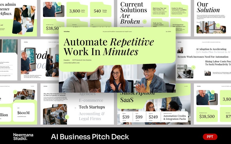 NEXTIN | Presentazione PowerPoint di AI Business