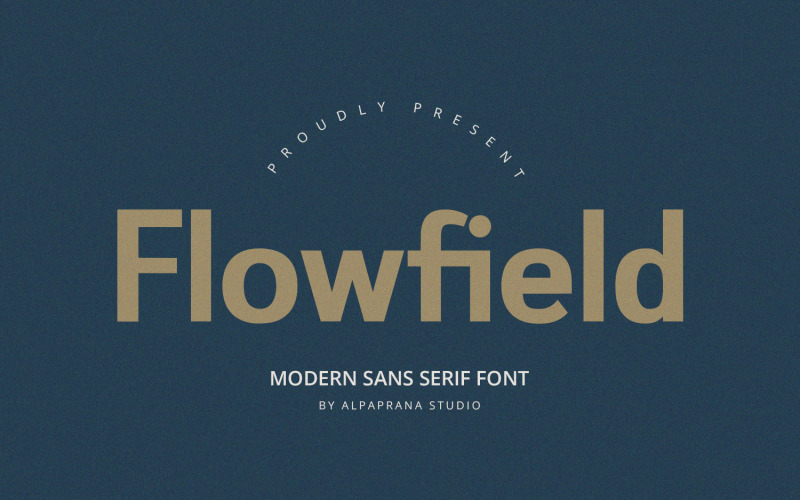 Flowfield - Sans Serif-typsnitt
