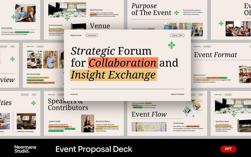 VALENCE | 活动提案 PowerPoint
