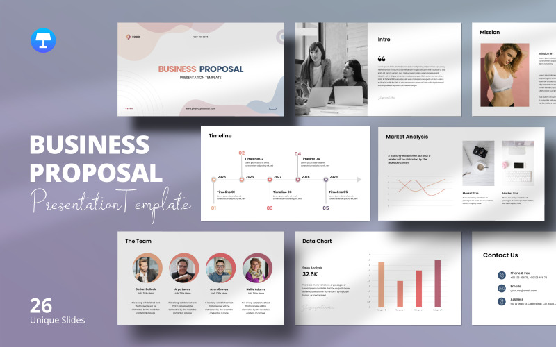 Modello di presentazione vincente per proposte commerciali per startup e aziende