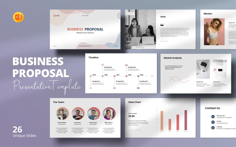 Modèle PowerPoint de proposition commerciale gagnante pour les startups et les entreprises