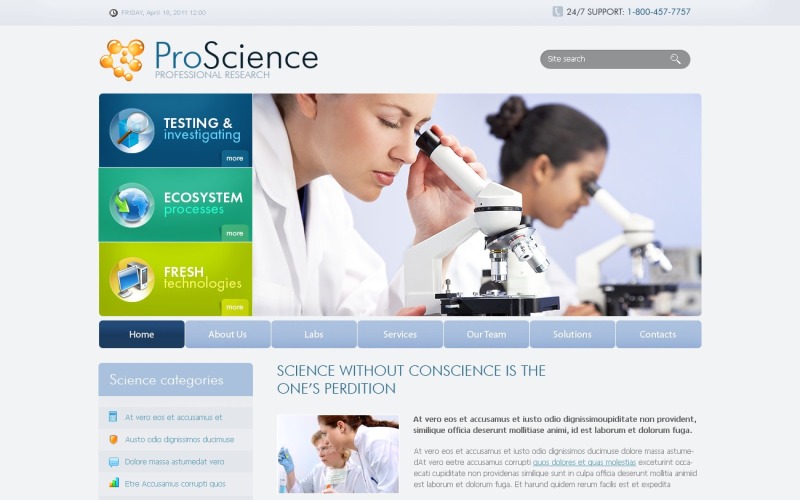 Modèle PSD pour site scientifique #56482