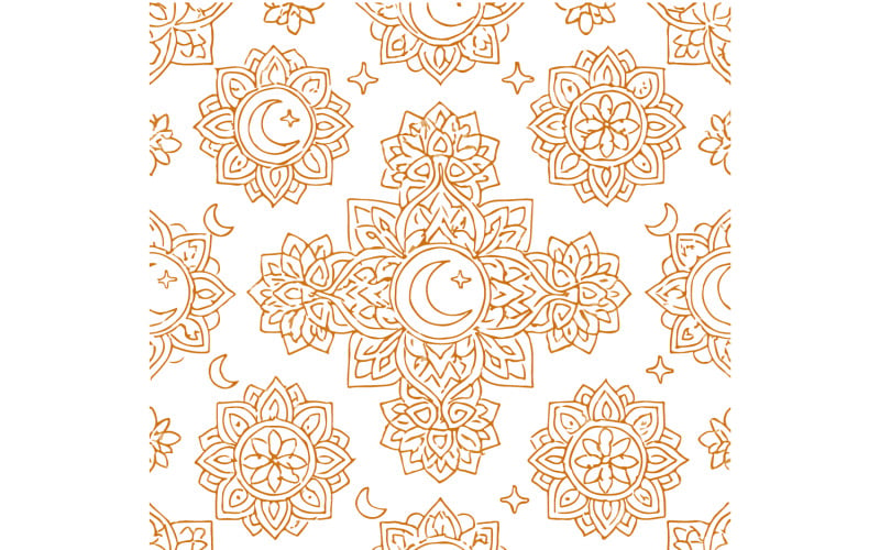 Premium Ramadan Mandala Vector Set