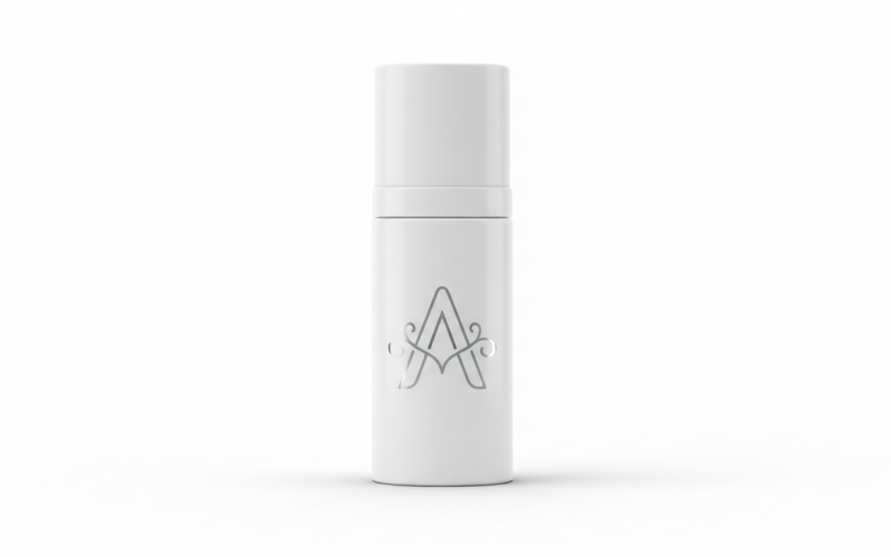 Logotipo de luxo com a letra A para spa e marca de cosméticos – Monograma elegante em dourado.