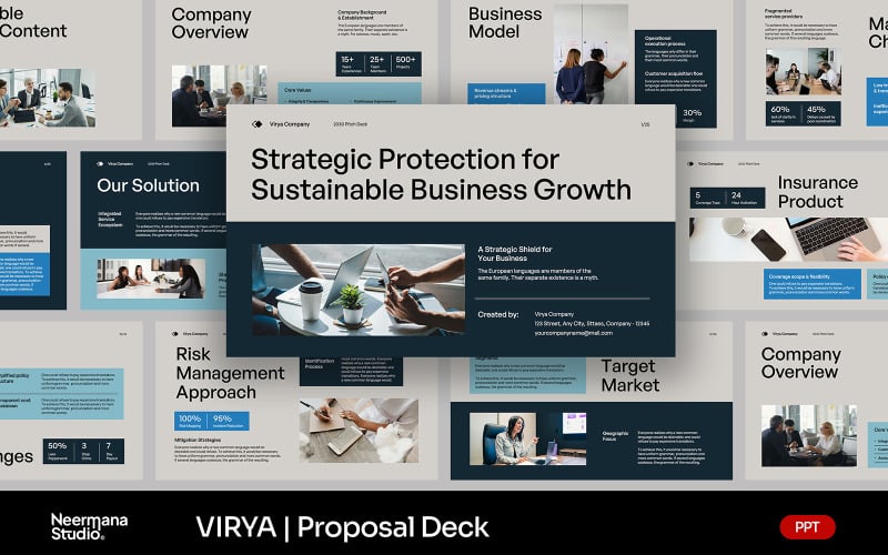 VIRYA | Marketingvoorsteldeck PowerPoint