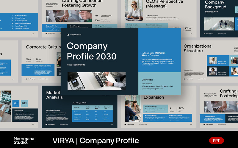 VIRYA | Bedrijfsprofiel marketingbureau (PPT)