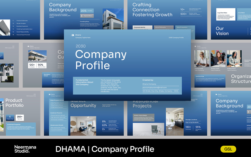 DHAMA | Perfil da Empresa Imobiliária GSL